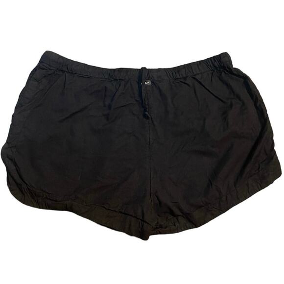 RVCA Large Black Linen Shorts - Picture 2 of 5